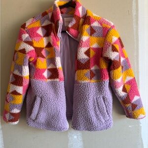 Cat & Jack Multicolor Geometric Puffer Jacket